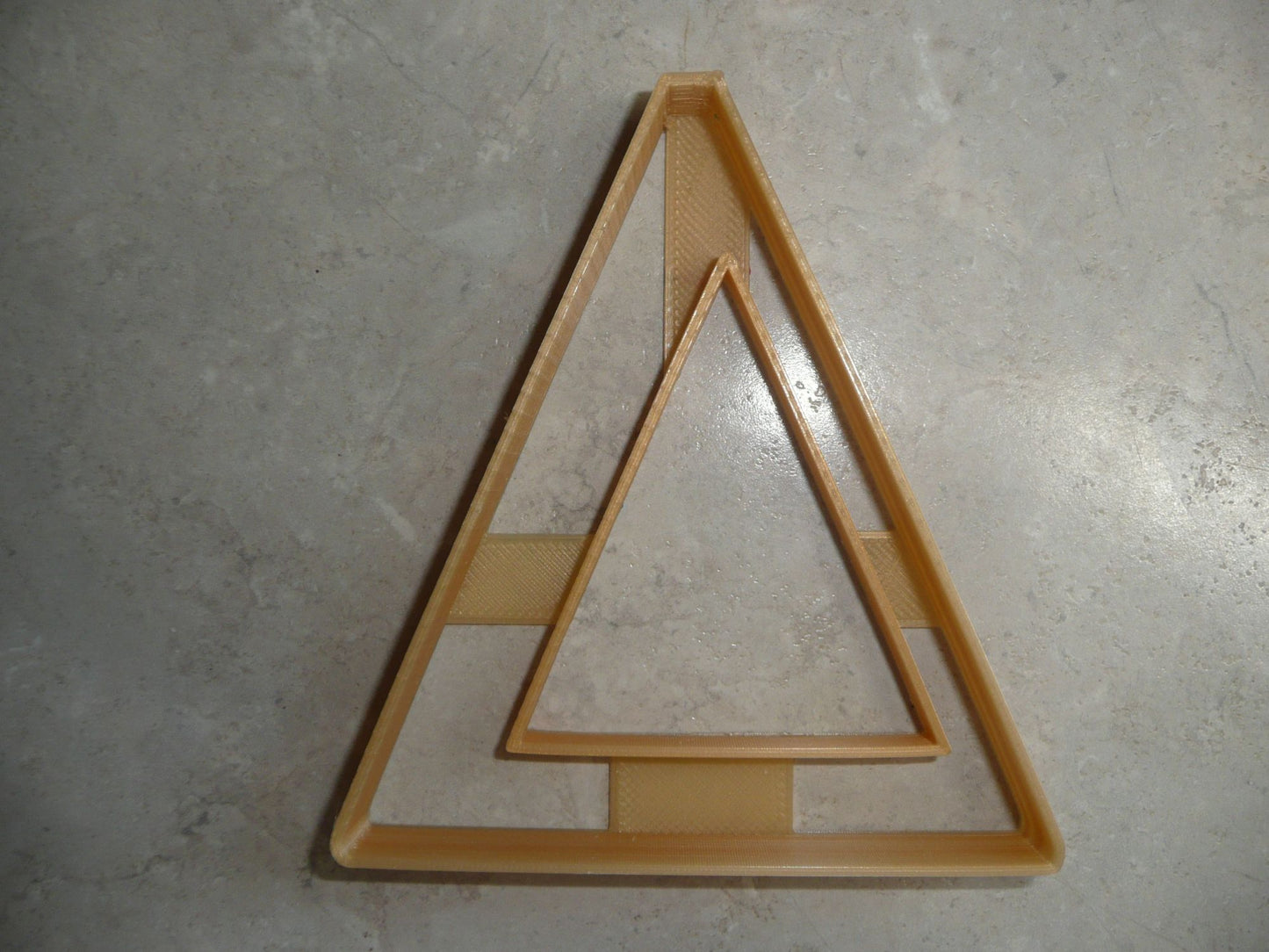 6x Delta Greek Letter Fondant Cutter Cupcake Topper 1.75 IN USA FD4326