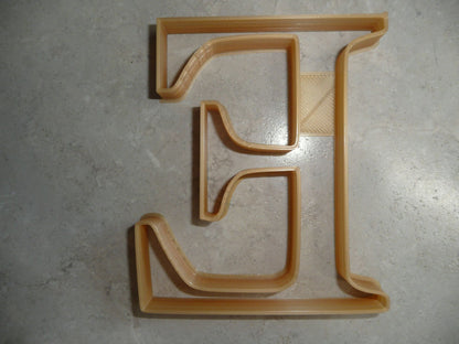 6x Epsilon Greek Letter Fondant Cutter Cupcake Topper 1.75 IN USA FD4327