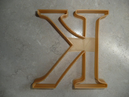 6x Kappa Greek Letter Fondant Cutter Cupcake Topper 1.75 IN USA FD4332