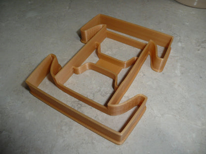 6x Xi Greek Letter Fondant Cutter Cupcake Topper 1.75 IN USA FD4336