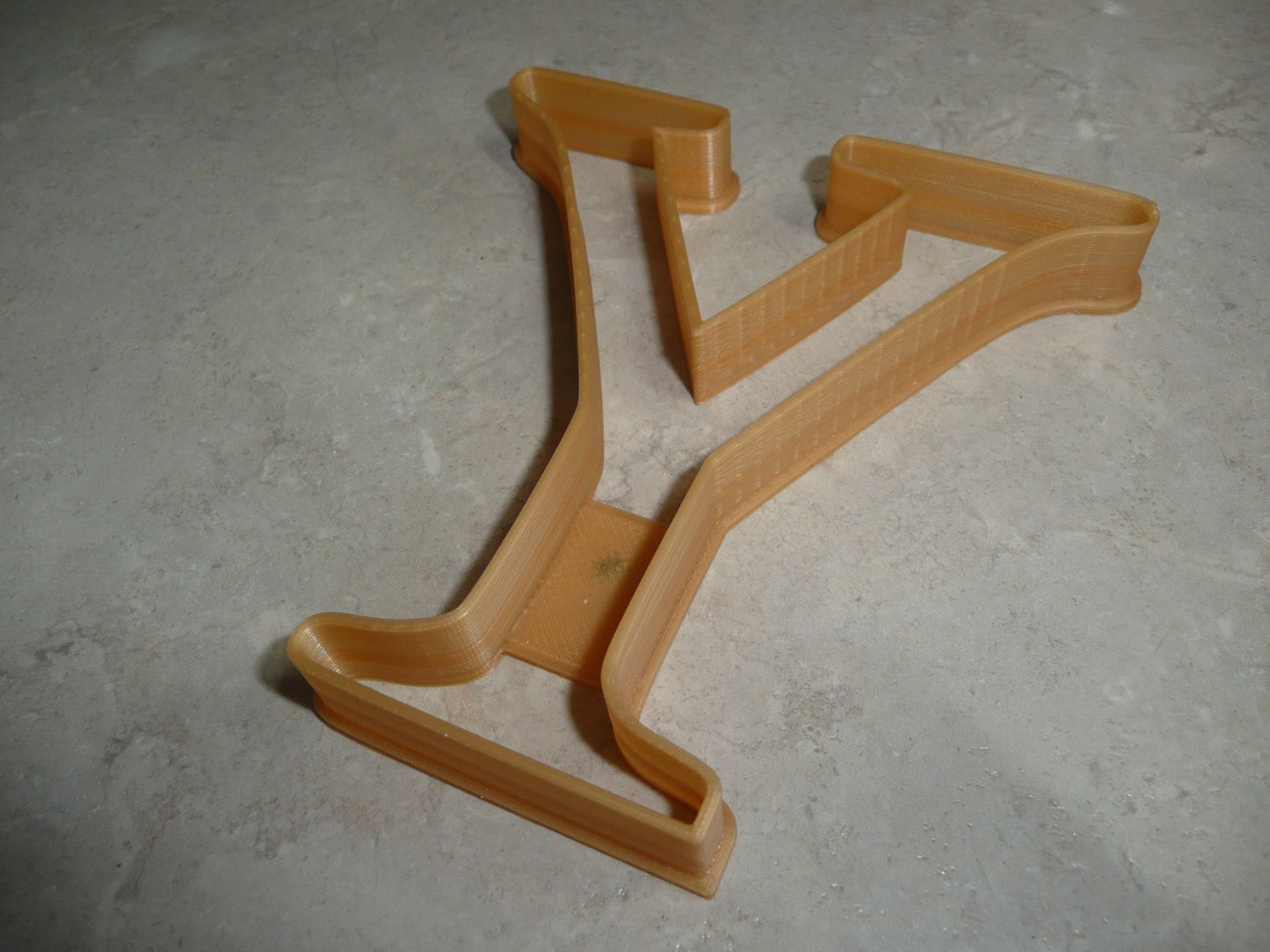 6x Upsilon Greek Letter Fondant Cutter Cupcake Topper 1.75 IN USA FD4342