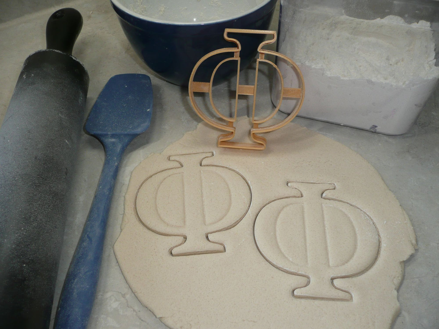 Phi Greek Letter Fraternity Sorority Cookie Cutter USA PR4343
