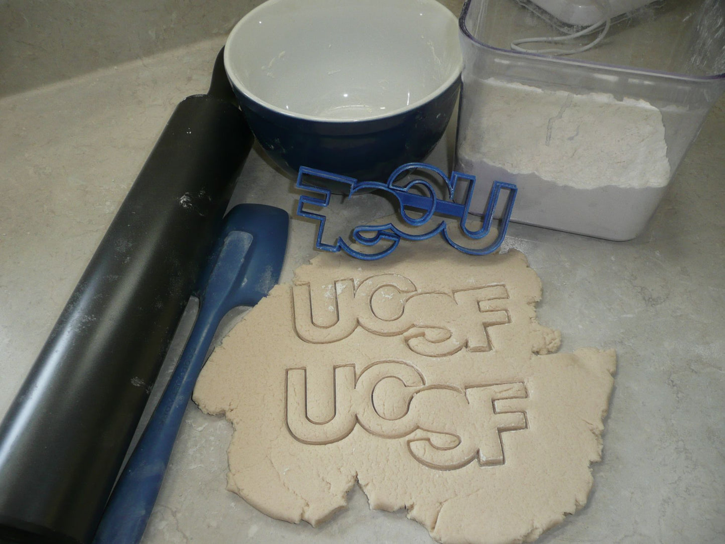 UCSF Letters University of California San Francisco Cookie Cutter USA PR4361