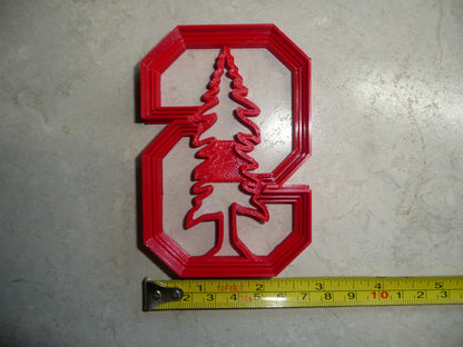 Stanford University S With Tree California College Cookie Cutter USA PR4363