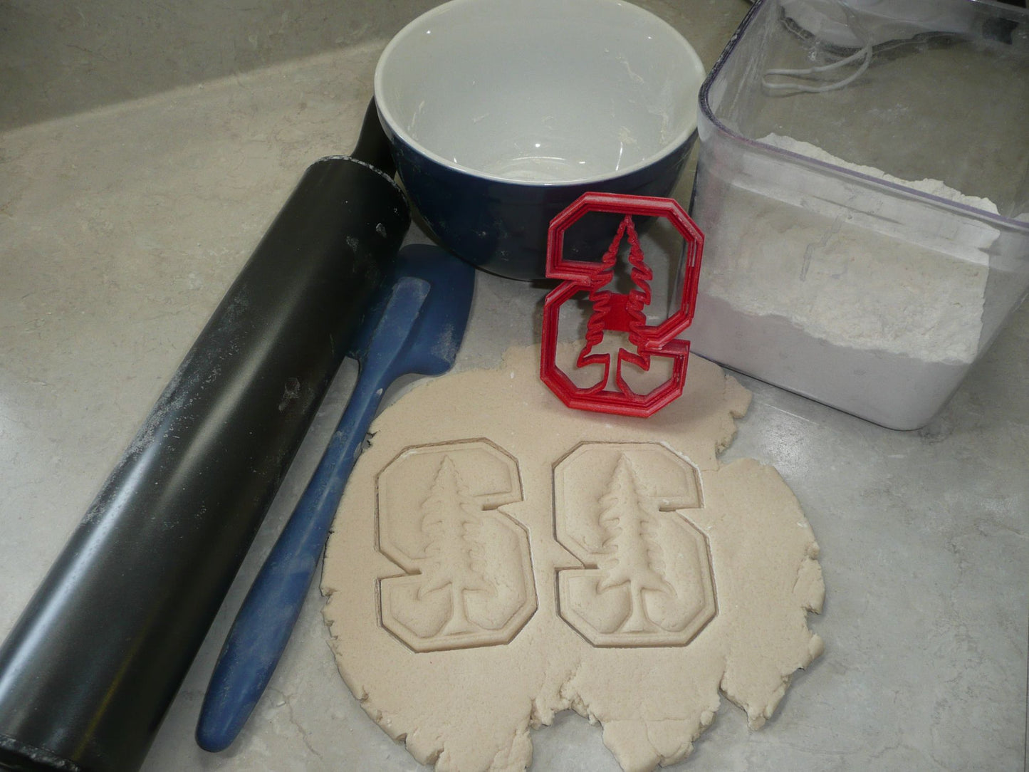 Stanford University S With Tree California College Cookie Cutter USA PR4363