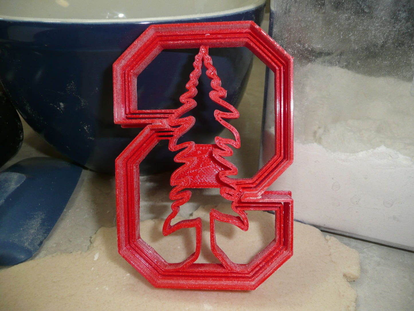 Stanford University S With Tree California College Cookie Cutter USA PR4363