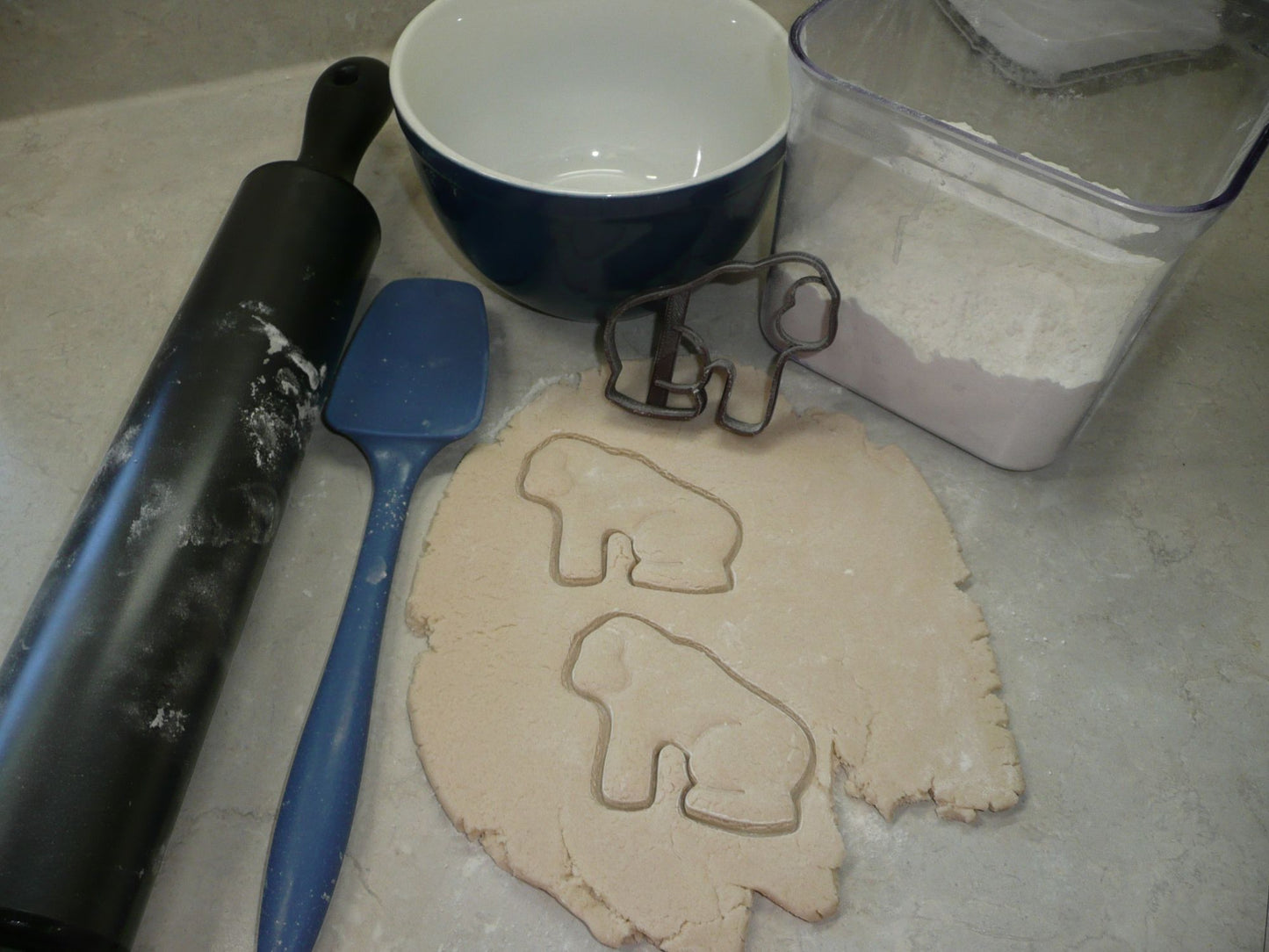 Gorilla Side View Walking Sitting Ape Primate Animal Cookie Cutter USA PR4365