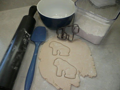 Gorilla Side View Walking Sitting Ape Primate Animal Cookie Cutter USA PR4365