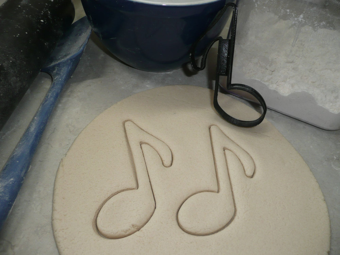 Single Eighth Note Music Musical Notation Cookie Cutter Made in USA PR4371