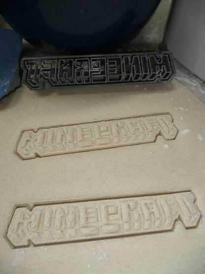 Minecraft Word Geometric Block Adventure Game Cookie Cutter Made in USA PR4406