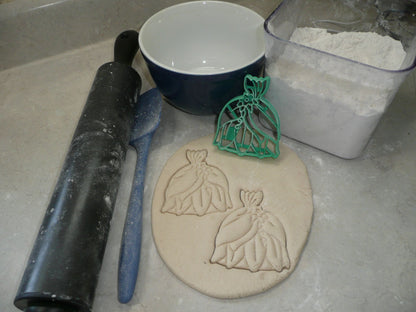 Princess Tiana Dress Movie Character Cookie Cutter Made in USA PR4414