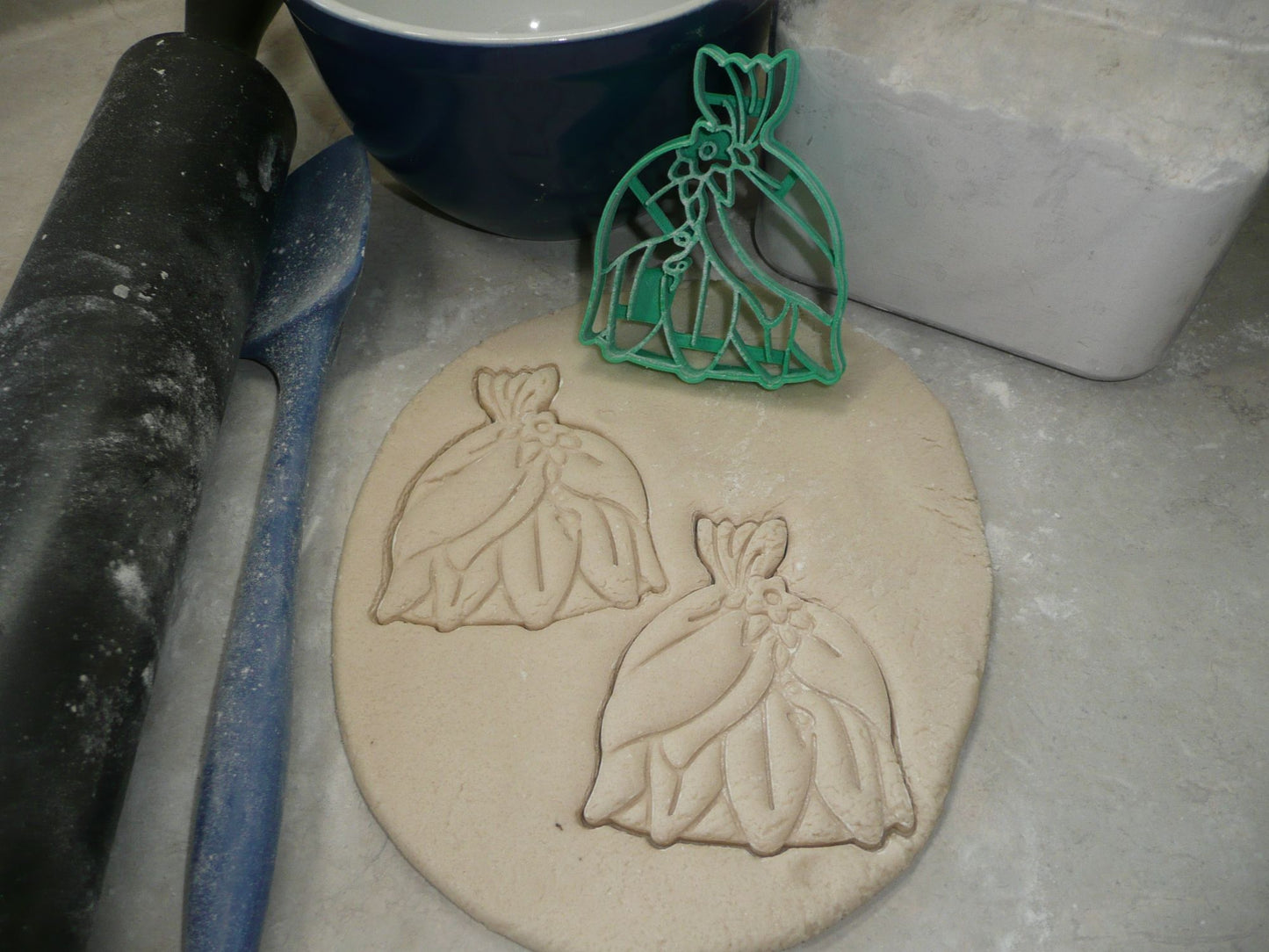 Princess Tiana Dress Movie Character Cookie Cutter Made in USA PR4414