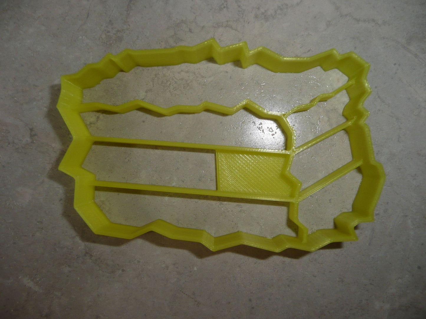 6x Rectangle Hay Bale Fondant Cutter Cupcake Topper 1.75 IN USA FD4432