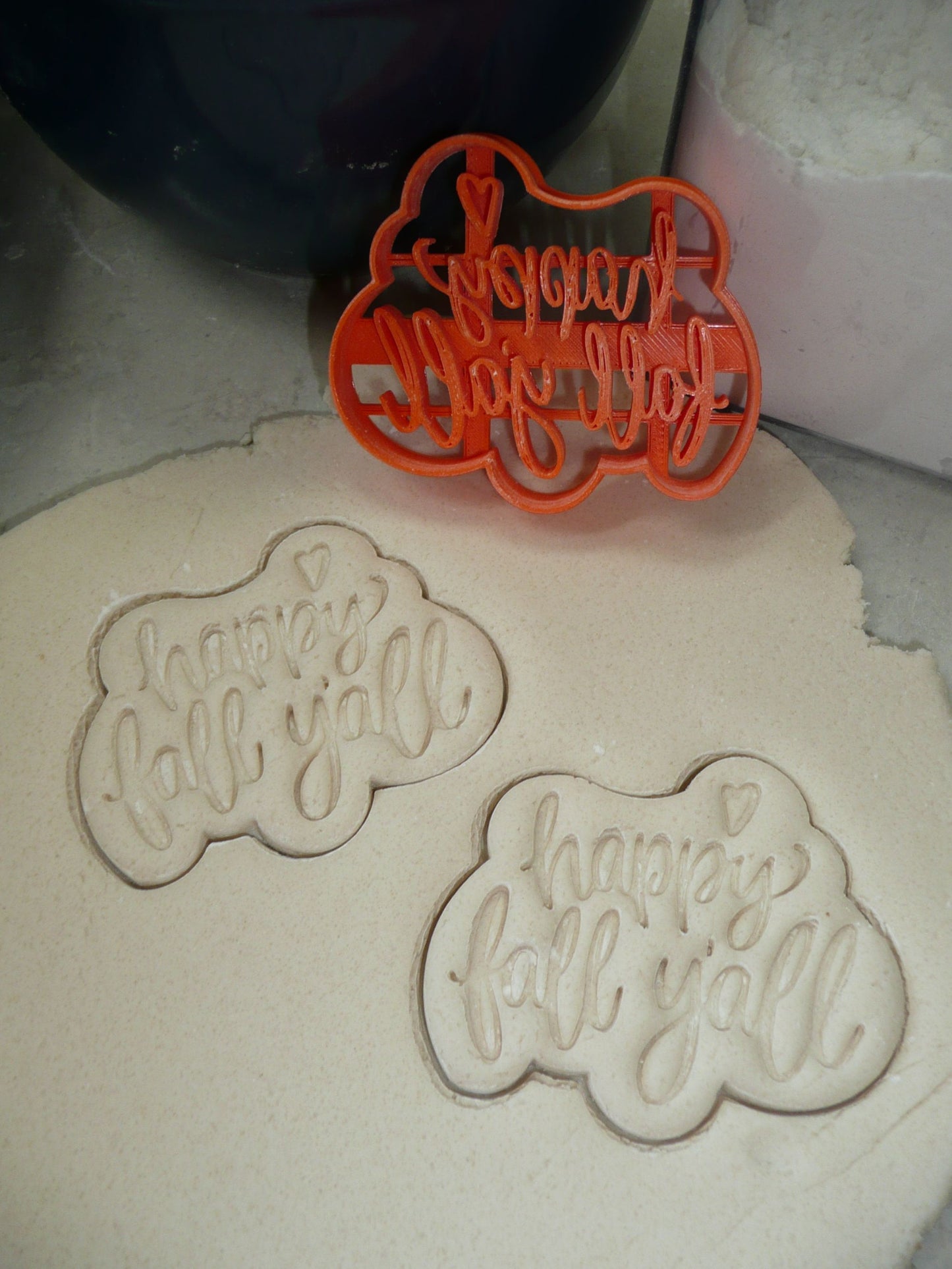 Happy Fall Yall Y All Quote Words Season Cookie Cutter USA PR4441