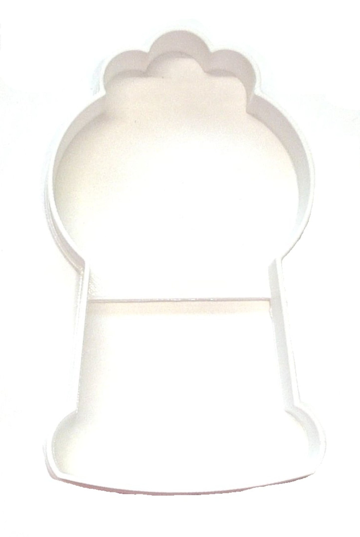 6x Gumball Machine Fondant Cutter Cupcake Topper 1.75 IN USA FD4447
