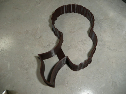 Afro Girl Silhouette Side View Barbie Cookie Cutter USA PR4448