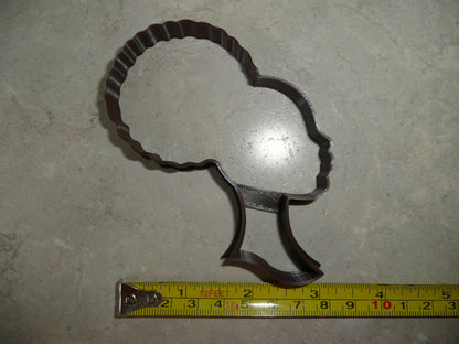 Afro Girl Silhouette Side View Barbie Cookie Cutter USA PR4448