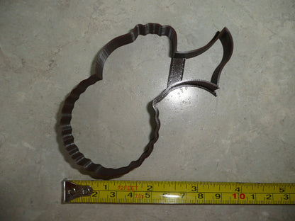 Afro Girl Silhouette Side View Barbie Cookie Cutter USA PR4448