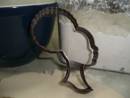 Afro Girl Silhouette Side View Barbie Cookie Cutter USA PR4448