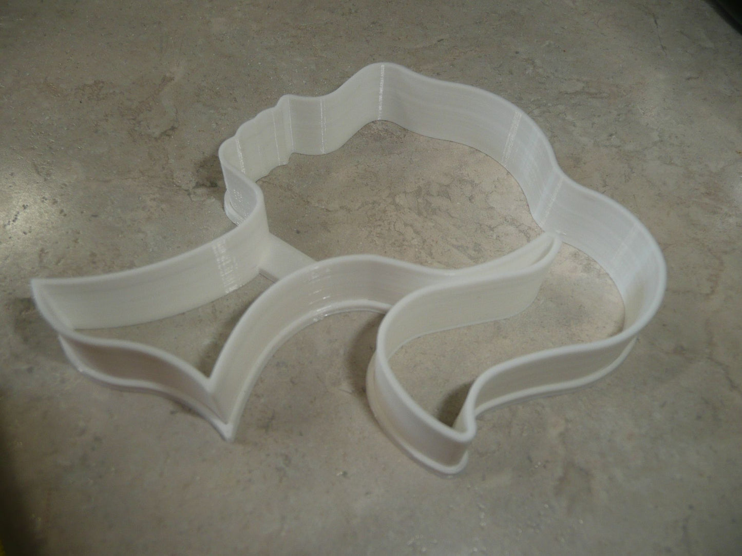 Barbie Girl Silhouette Side View Ponytail Cookie Cutter USA PR4449
