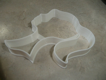 Barbie Girl Silhouette Side View Ponytail Cookie Cutter USA PR4449
