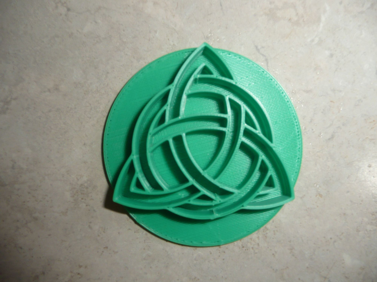 Trinity Triquetra Celtic Knot Cookie Stamp Embosser USA PR4450
