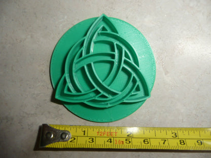 Trinity Triquetra Celtic Knot Cookie Stamp Embosser USA PR4450