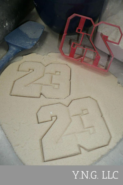 Number 23 Jordan Basketball Cookie Cutter Made in USA PR4462