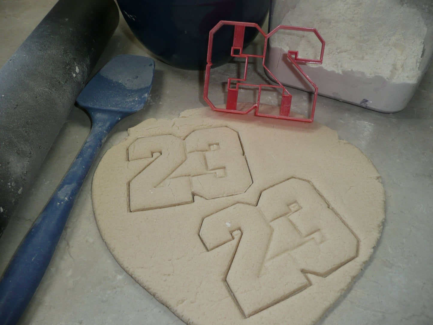 Number 23 Jordan Basketball Cookie Cutter Made in USA PR4462