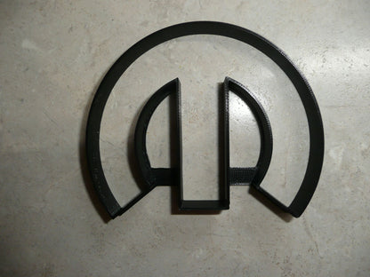 6x Mopar Letter M Symbol Fondant Cutter Cupcake Topper 1.75 IN USA FD4468