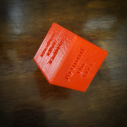 Elf Hide and Seek Christmas Activity Decision Cube USA Made PR4474