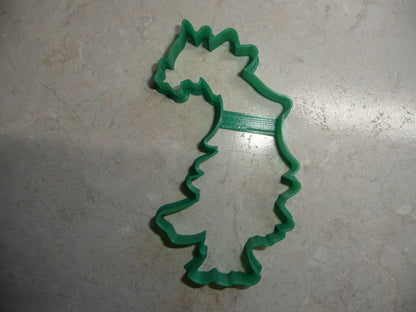 Grinch Whoville Leaning Christmas Tree Outline Cookie Cutter USA PR4514