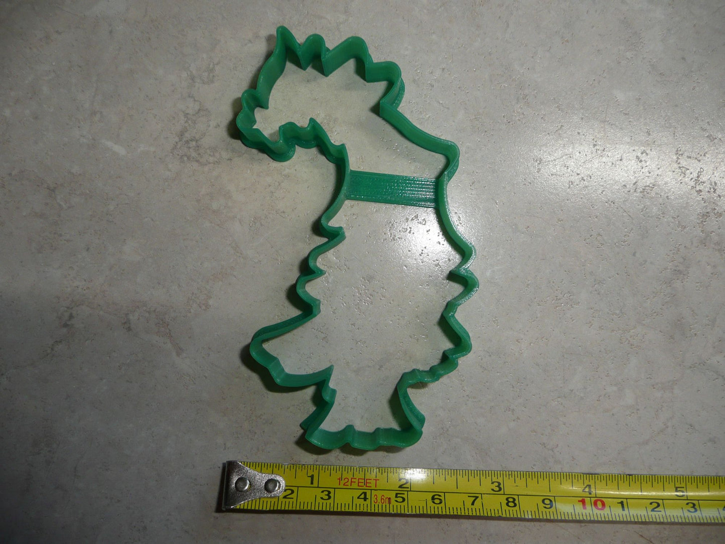 Grinch Whoville Leaning Christmas Tree Outline Cookie Cutter USA PR4514