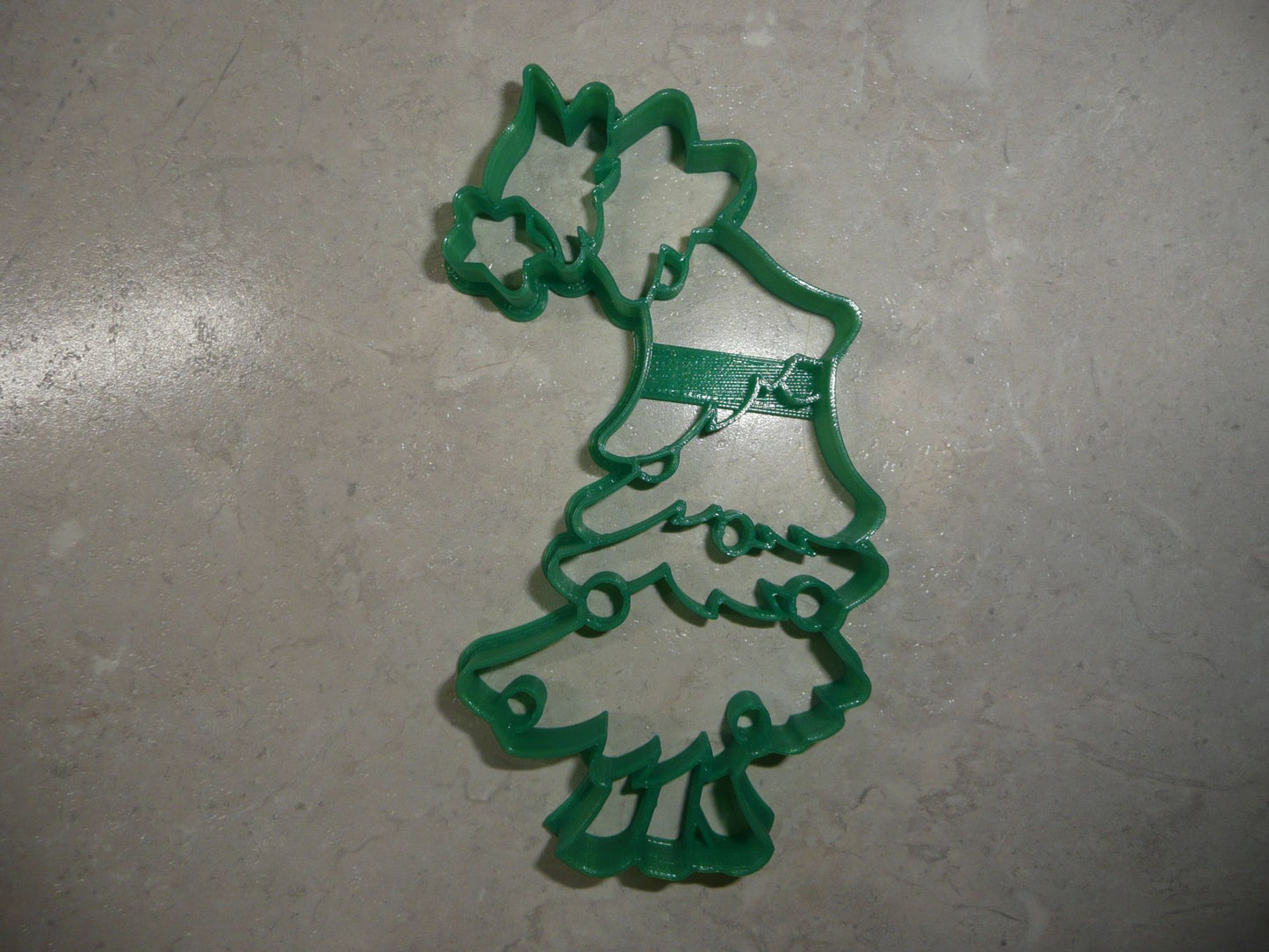 6x Grinch Whoville Tree Fondant Cutter Cupcake Topper 1.75 IN USA FD4520