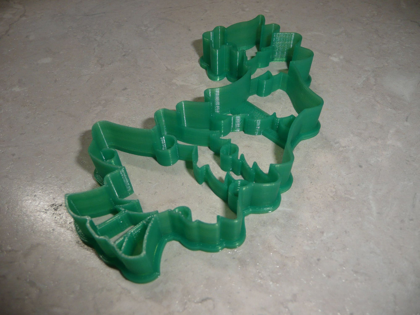 6x Grinch Whoville Tree Fondant Cutter Cupcake Topper 1.75 IN USA FD4520