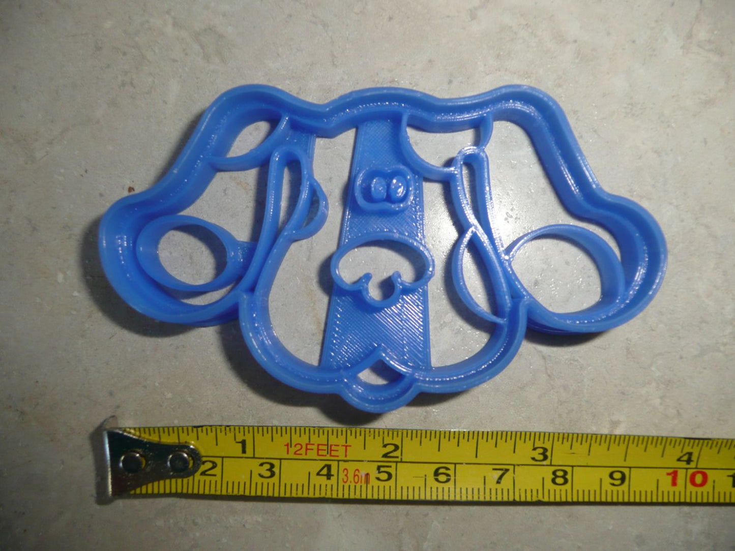 Blues Clues Cartoon Blue Dog Face Detailed Cookie Cutter Made In USA PR4529