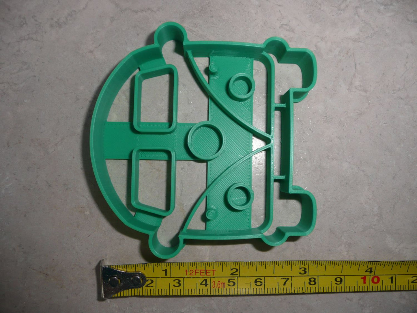 VW Vintage Van Hippie Style Bus Front View Cookie Cutter Made In USA PR4535