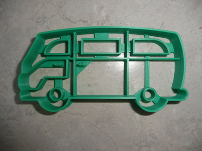 VW Vintage Van Hippie Style Bus Side View Cookie Cutter Made In USA PR4536