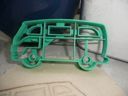 VW Vintage Van Hippie Style Bus Side View Cookie Cutter Made In USA PR4536
