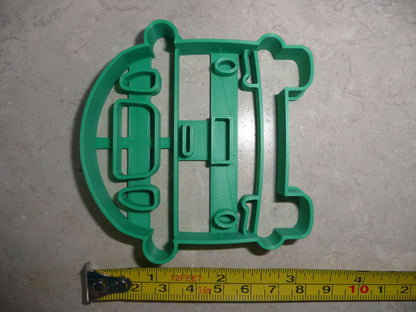 VW Vintage Van Hippie Style Bus Back Rear View Cookie Cutter Made In USA PR4537
