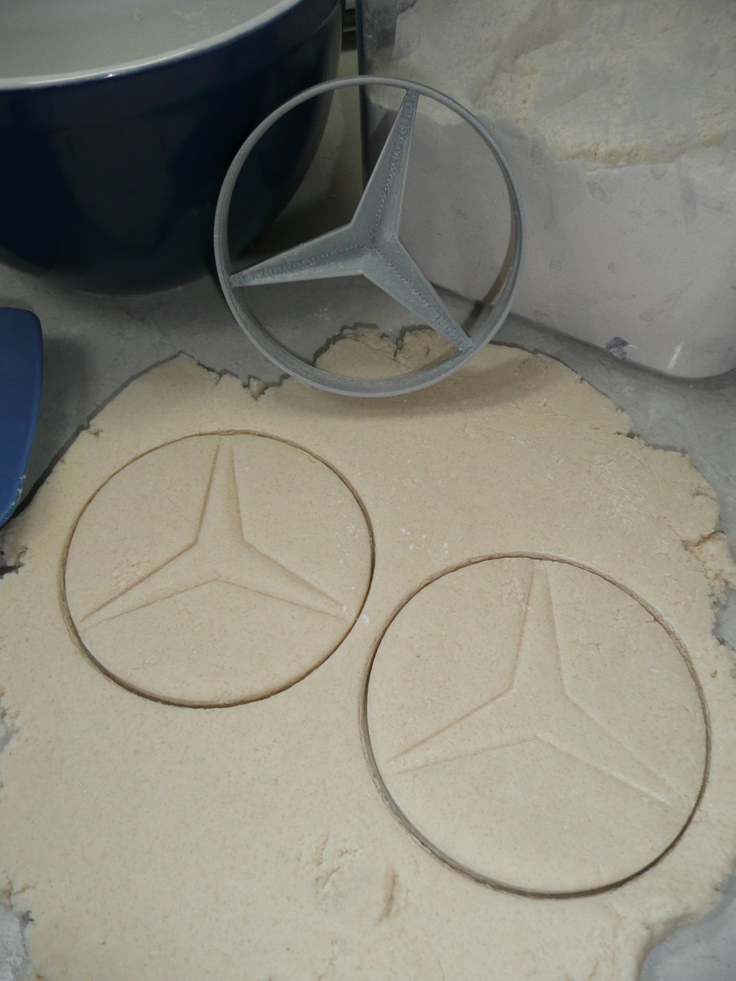 Mercedes Benz Luxury Vehicle Iconic Symbol Cookie Cutter Made In USA PR4539