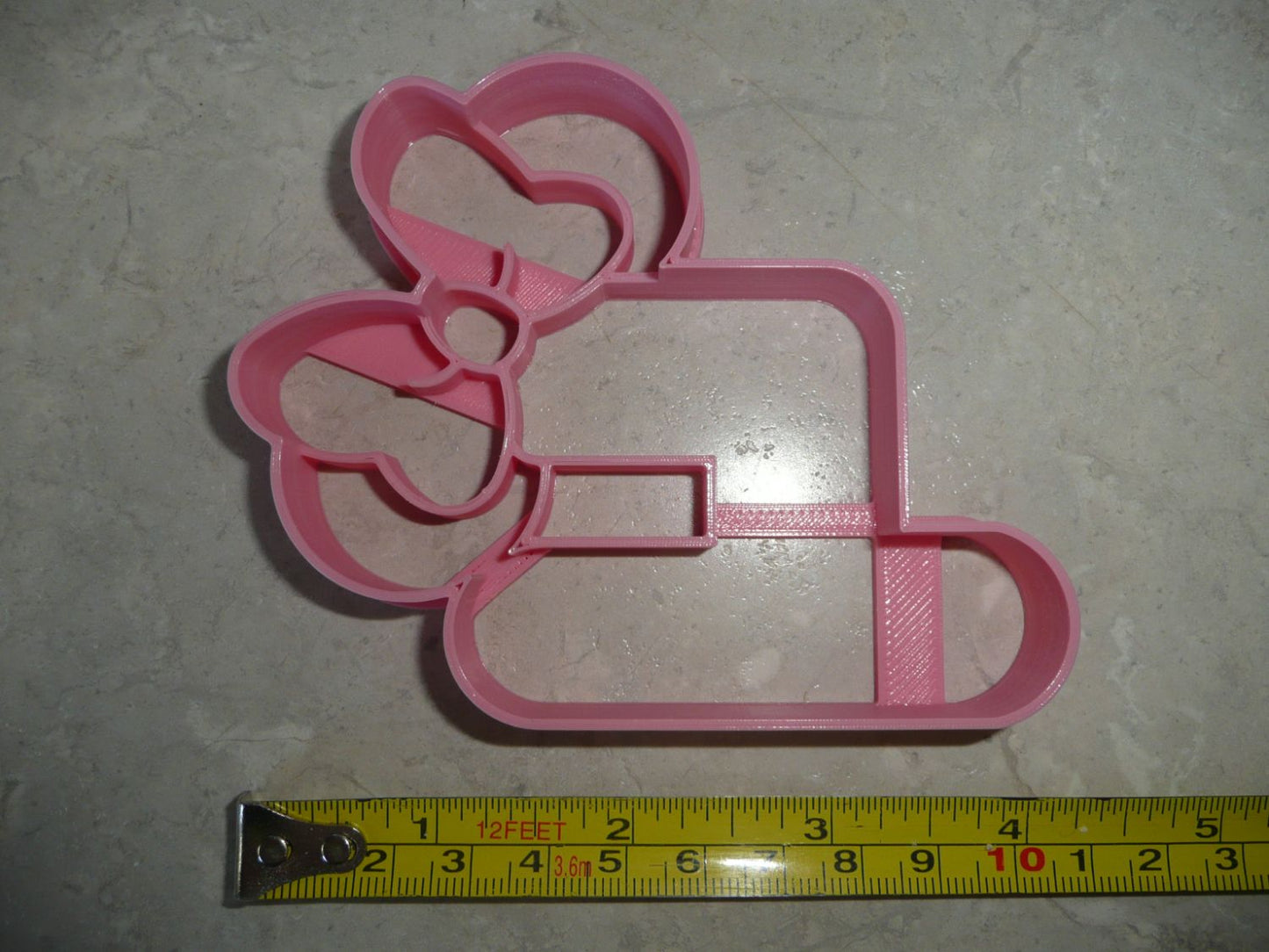 Minnie Mouse Themed Number Four 4 Detailed Cookie Cutter Made In USA PR4554