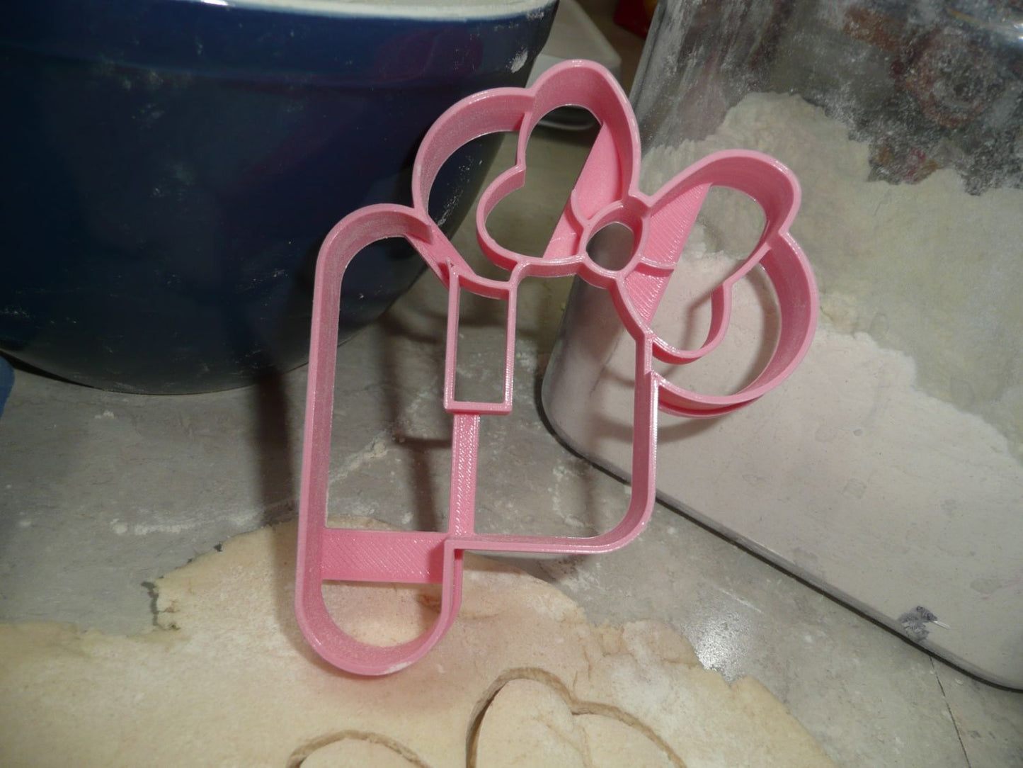 Minnie Mouse Themed Number Four 4 Detailed Cookie Cutter Made In USA PR4554