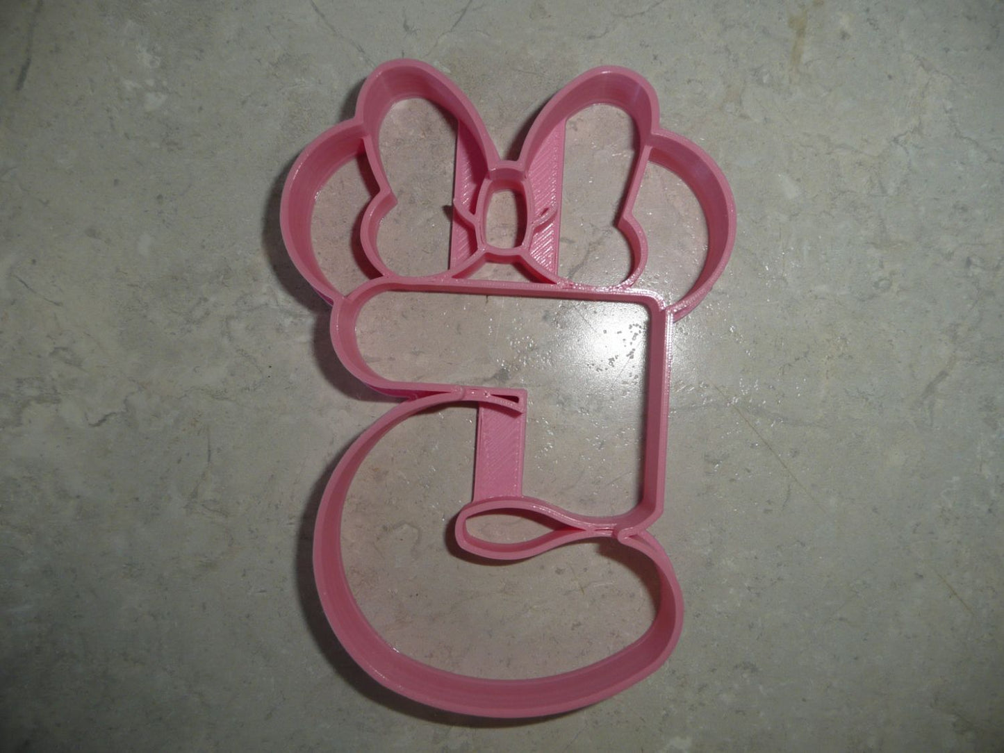 Minnie Mouse Themed Number Five 5 Detailed Cookie Cutter Made In USA PR4555