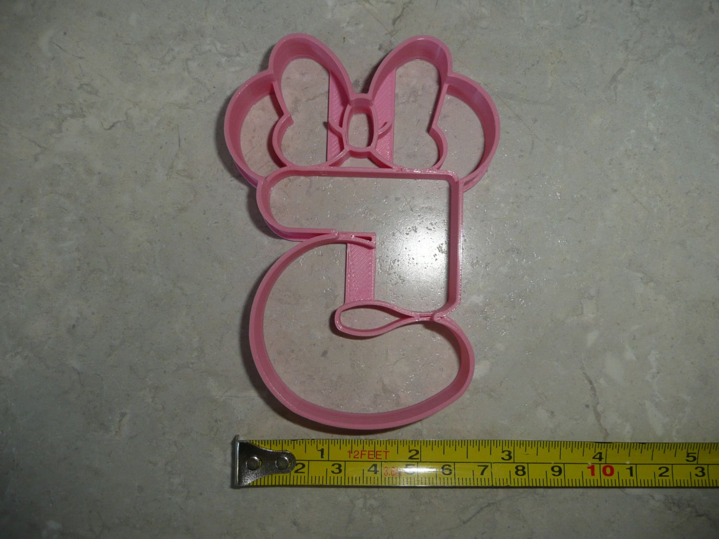 Minnie Mouse Themed Number Five 5 Detailed Cookie Cutter Made In USA PR4555