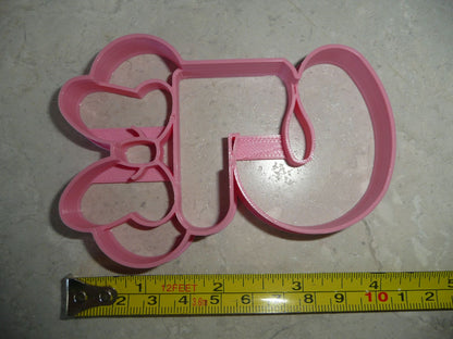 Minnie Mouse Themed Number Five 5 Detailed Cookie Cutter Made In USA PR4555