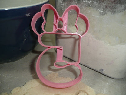 Minnie Mouse Themed Number Five 5 Detailed Cookie Cutter Made In USA PR4555