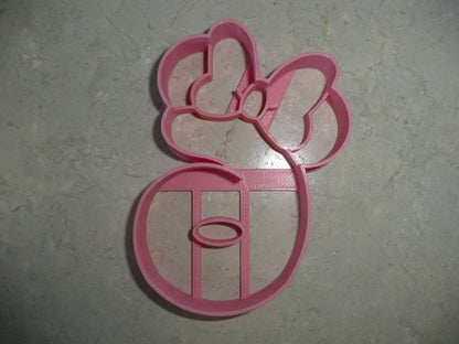 Minnie Mouse Themed Number Six 6 Detailed Cookie Cutter Made In USA PR4556