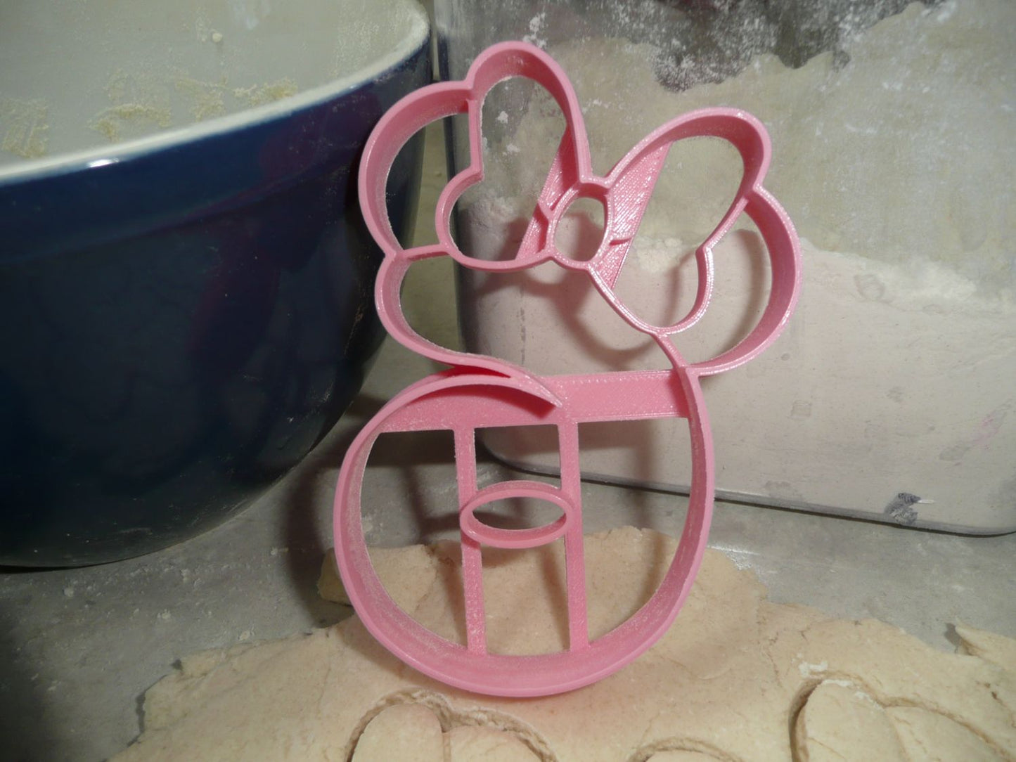 Minnie Mouse Themed Number Six 6 Detailed Cookie Cutter Made In USA PR4556