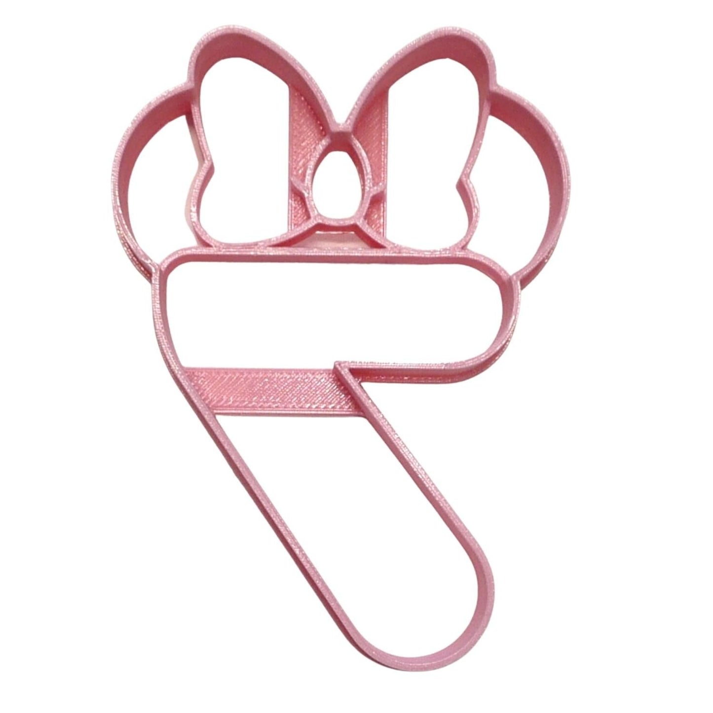 Minnie Mouse Themed Number Seven 7 Detailed Cookie Cutter Made In USA PR4557